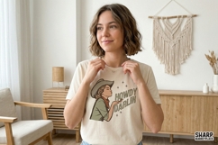 Howdy Darlin, Western PNG, Trendy PNG, Shirt PNG, Kissing Product Image 2