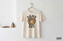 Game Day Baseball PNG, Sports Glove Digital Download, Product Image 4