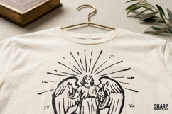 Angel Christian PNG, Trendy PNG, Shirt PNG, Vintage Product Image 4