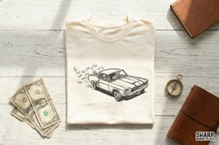 Skeleton Muscle Car PNG, Halloween PNG, Trendy PNG, Dark Product Image 3