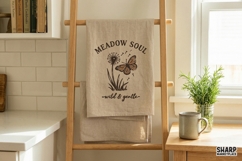 Meadow Soul PNG, Wild &amp; Gentle Butterfly Shirt Design, Product Image 4