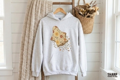 Floral Ghost PNG, Boho Halloween Shirt PNG, Vintage Flower Product Image 3