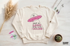Hop In Loser We're Going Insane PNG, Trendy PNG, Shirt PNG, Product Image 5