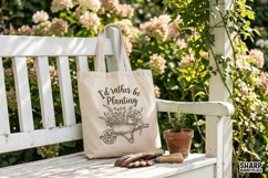 I'd Rather Be Planting Garden Wheelbarrow Floral Art With Product Image 4