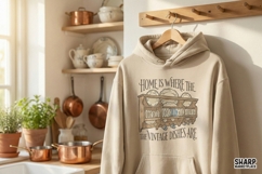 Home Is Where The Vintage Dishes Are PNG, Cottagecore Product Image 3