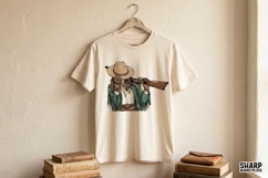 Western Cowgirl With Shotgun PNG, Western PNG, Trendy PNG, Product Image 2