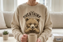 You Can Overthink The Good Stuff Too, Trendy PNG Shirt Product Image 3