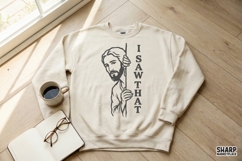 I Saw That PNG, Funny Jesus Christian Shirt Design, Faith Product Image 2