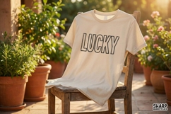 Lucky PNG Design, Hand Drawn Shirt Graphic, St Patrick’s Product Image 4