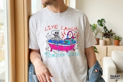 Live Laugh Toaster Bath, Halloween PNG, Trendy PNG Shirt, Product Image 3