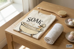 Soak PNG, Duck In Bathtub Relaxation, Cute Animal Design, Product Image 2