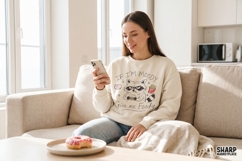 If I'm Moody Give Me Foody Cat PNG, Funny Food Shirt, Product Image 4