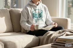 Chill Out PNG, Retro Ice Cube Shirt Design, Melting Drip Product Image 4