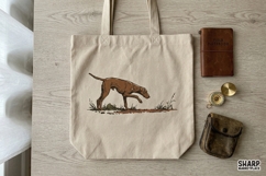 Vintage Bird Dog Illustration, Western PNG, Trendy PNG, Product Image 3