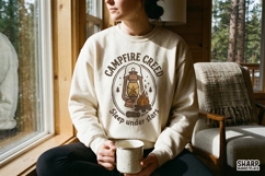 Campfire Creed PNG, Sleep Under Stars Camping Digital Product Image 2