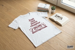 Just One More Chapter PNG, Book Lover Shirt Design, Reader Product Image 3