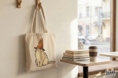 Cat With Traffic Cone Hat PNG, Funny Cat Digital Download, Product Image 4