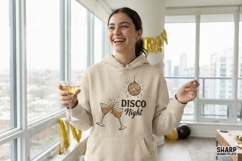 Disco Night PNG, Retro Party Shirt, Boogie Dance PNG, Product Image 4