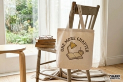 One More Chapter PNG, Book Lover Digital Design, Cozy Product Image 4