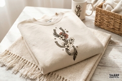 Western Horseshoe Wildflower Charm Illustration, Western Product Image 2