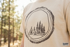 Camping Forest Emblem PNG Designs, Summer PNG, Trendy PNG, Product Image 2