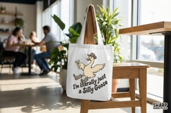 I'm Literally Just a Silly Goose PNG, Funny Goose Digital Product Image 4