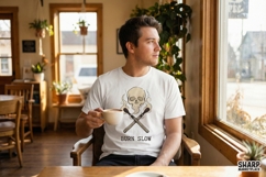 Burn Slow PNG, Vintage Skull Match Design, Gothic Clipart, Product Image 4