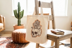 Cactus Skull Sticker Style PNG, Western Desert Graphic, Product Image 4