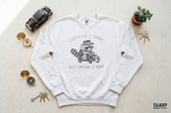 Outside I Skrrt But Inside I Hurt PNG Designs, Trendy Product Image 3