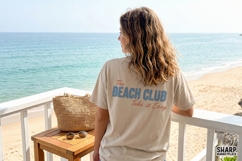 The Beach Club Take It Easy Retro Summer Typography Product Image 2