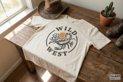 Wild West PNG Design, Vintage Western Digital Download, Product Image 2