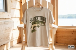 Shake That PNG, Fishing Bass Shirt, Funny Lake Angler Product Image 3