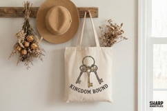 Kingdom Bound PNG, Vintage Keys Christian Shirt, Faith Product Image 4