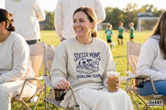 Soccer Moms Sideline Club Soccer PNG Game Day PNG Shirt, Product Image 3