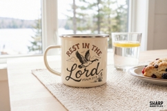 Rest In The Lord Psalm 37:7, Christian PNG For Bible Verse Product Image 5