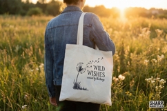 Wild Wishes PNG Design, Dandelion Breeze Digital Download, Product Image 4
