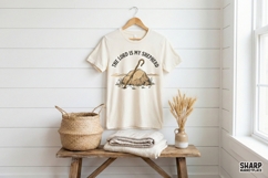 The Lord Is My Shepherd PNG, Christian Bible Verse Shirt, Product Image 4