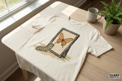 Transformation Butterfly PNG, Motivational T Shirt Design, Product Image 2