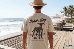 Beach Boy Raised On Waves And Whistles, Summer Png Shirt Product Image 3