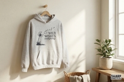 Wild Wishes PNG Design, Dandelion Breeze Digital Download, Product Image 3