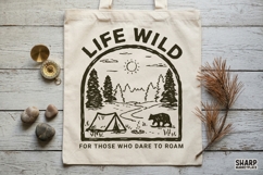 Life Wild, For Those Who Dare To Roam, Summer PNG, Trendy Product Image 3