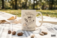 Houston, I'm Probbably The Problem Raccoon Rocket PNG, Product Image 4