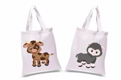 African American Girls on the Farm clipart Product Image 2
