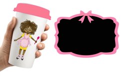 African American baking girls clipart Product Image 2