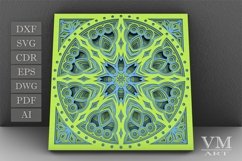 M46 - 3D Layered Mandala SVG, Multilayer Mandala for cutting Product Image 1