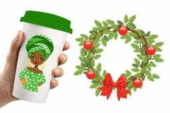 African American Girls Christmas Floral arrangements Product Image 4