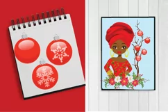 African American Girls Christmas Floral arrangements Product Image 5