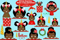 African American Peek-a-boo girls at Christmas Product Image 1