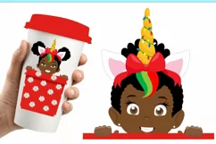 African American Peek-a-boo girls at Christmas Product Image 2
