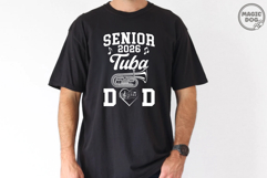 Senior 2026 Tuba Dad|Marching Band Senior|Band Dad SVG Product Image 4